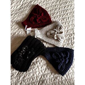 Amazing collection of 4 knit super cute winter headbands 2 NWT